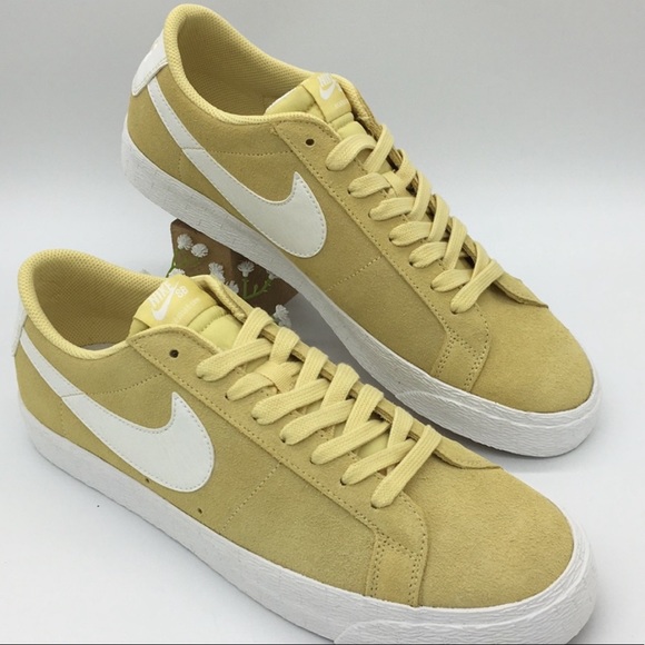 nike sb blazer low lemon wash